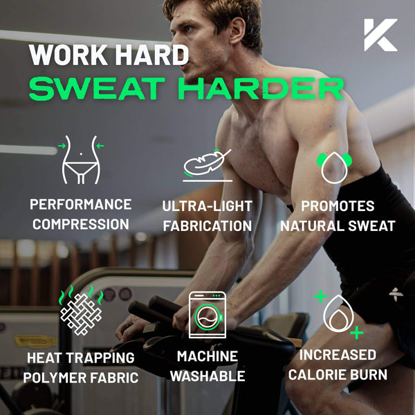 Men's Heat-Trapping Waist Toner 2-Pack Blackphoto #6