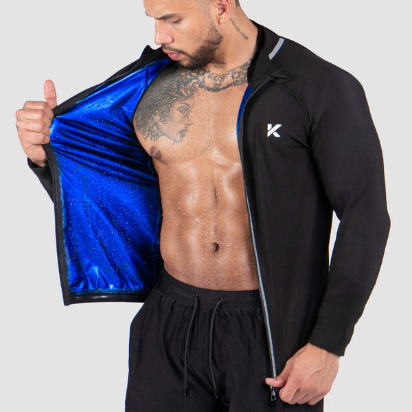Kewlioo Pro Sauna Jacket for Men (Full/Half Zip)photo #1