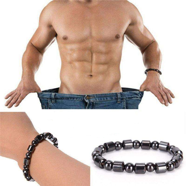Weight Loss Black Stone Magnetic Therapy Bracelet photo #4