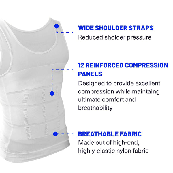 Men's Slimming Vest Invisible Tummy Shaper photo #4