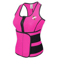 Buy the The Kewlioo Sauna Vest For Women / Pink / S. Shop Weight Loss Tops Online - Kewlioo color_pink
