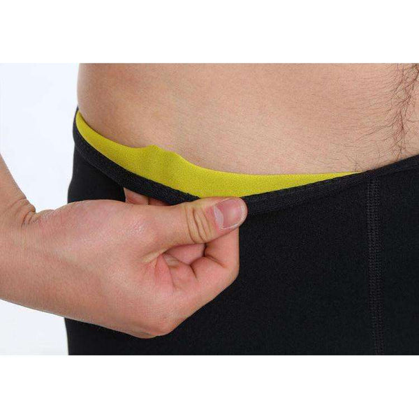 Pantalones cortos de sauna de neopreno para adelgazar para hombrephoto #10