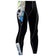 Buy the Men's Blackout Compression Pants / Black/Blue / S. Shop Compression Leggings Online - Kewlioo