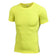 Buy the Men's Short-Sleeve Blank Workout Compression Rash Guard / Yellow / L. Shop Compression Shirts Online - Kewlioo color_yellow