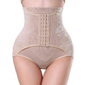 Buy the Plus Size High Waist Trainer Tummy Control Shaper / Beige / S. Shop Shaper Online - Kewlioo color_beige