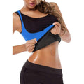 Buy the Womens Neoprene Weight-Loss Top / Blue / S. Shop Weight loss tops Online - Kewlioo color_blue