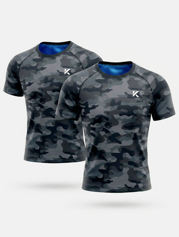 Men's Sauna Shirt 2-pack Gray Camo