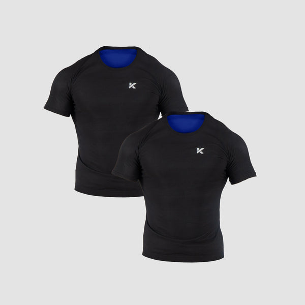 Lot de 2 T-shirts de Sauna pour Homme - Noir photo #1