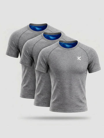Men's Sauna Shirt 3-pack Heather Gray