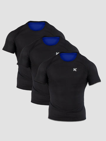 Men's Sauna Shirt 3-Pack Black
