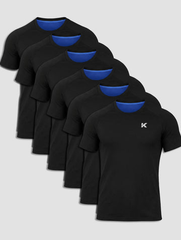 Men's Sauna Shirt 6-Pack Black