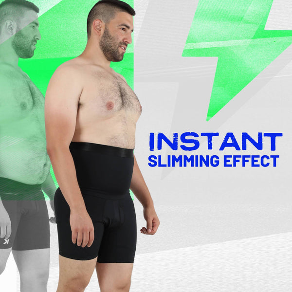 Men's Girdle Compression Shorts 3-Pack Black photo #7