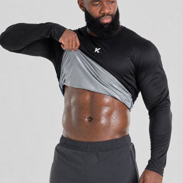 Pro Sauna Long Sleeve Shirt™ 3-Pack Blackphoto #2