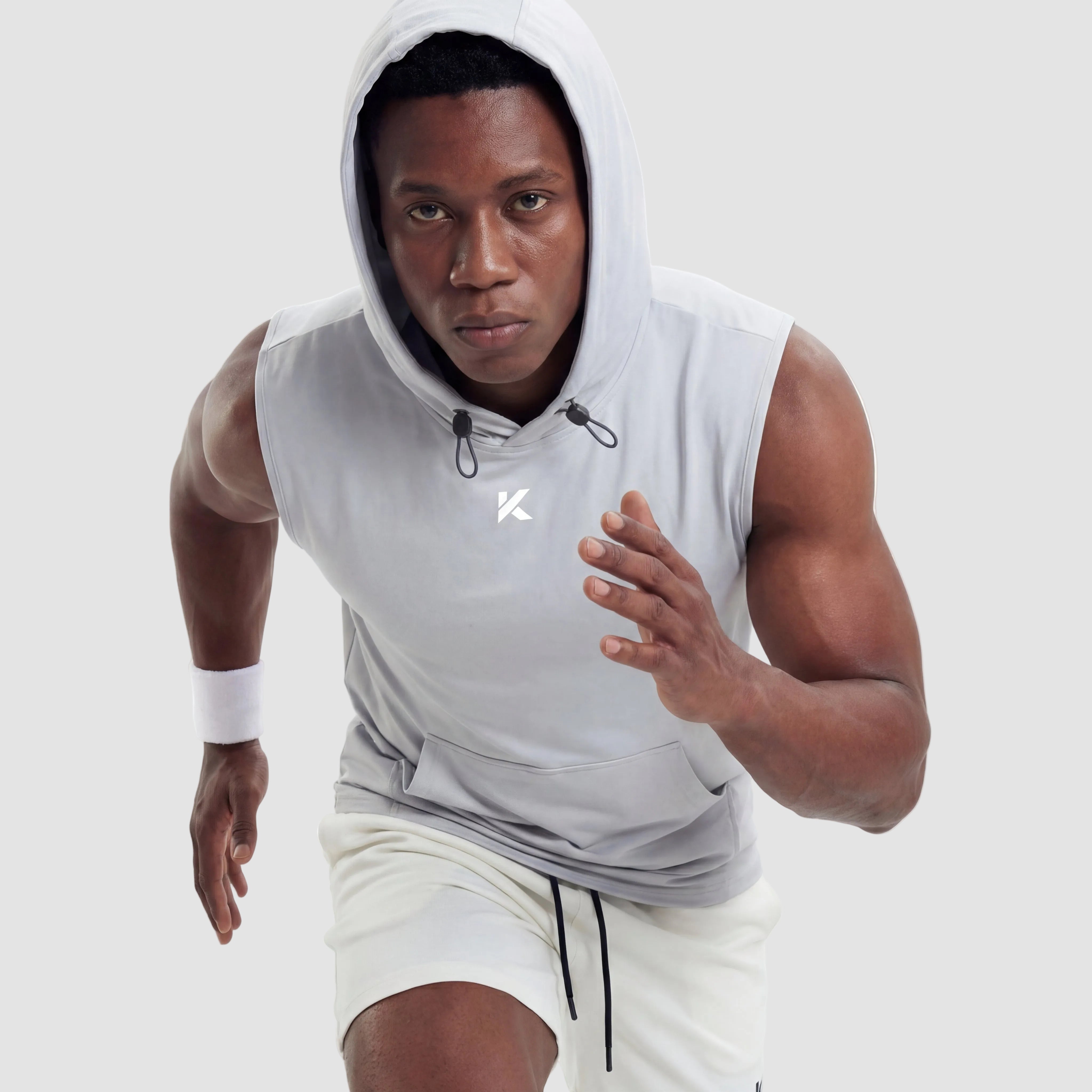 Pro Sauna Sleeveless Hoodie™ 2-Pack Bone – Kewlioo
