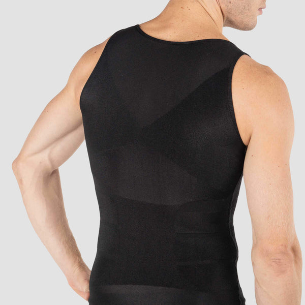 Chaleco Reductor para Hombre, Faja Invisible para el Abdomen, Paquete de 2, Color Negrophoto #9