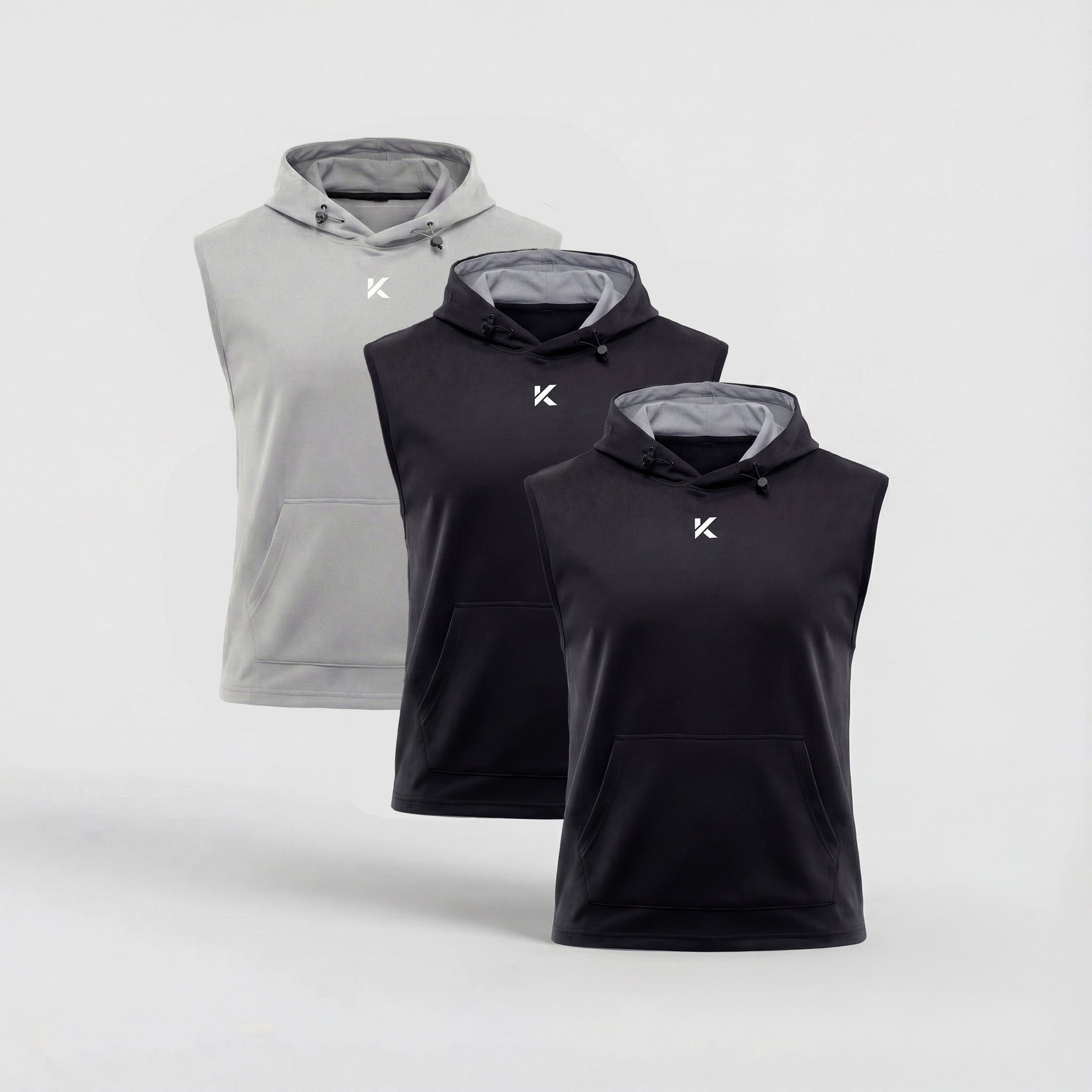 Pro Sauna Hoodie™ 3-Pack Bone & 2xBlack – Kewlioo