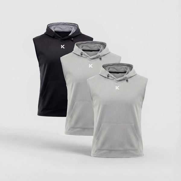 Débardeur Sauna à Capuche Pro 2.0 3-Pack Noire & 2xBonephoto #1