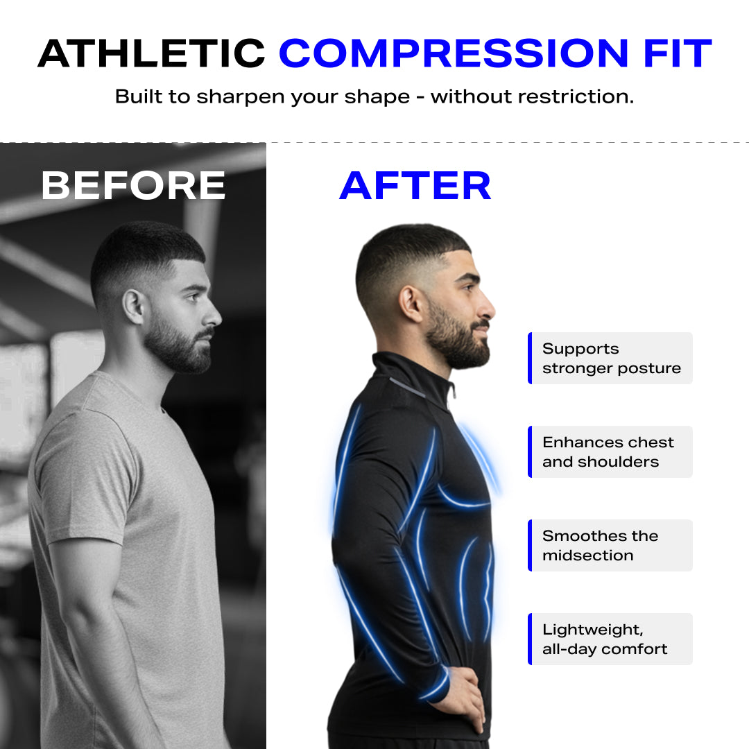 Kewlioo Pro Sauna Jacket for Men (Full/Half Zip)