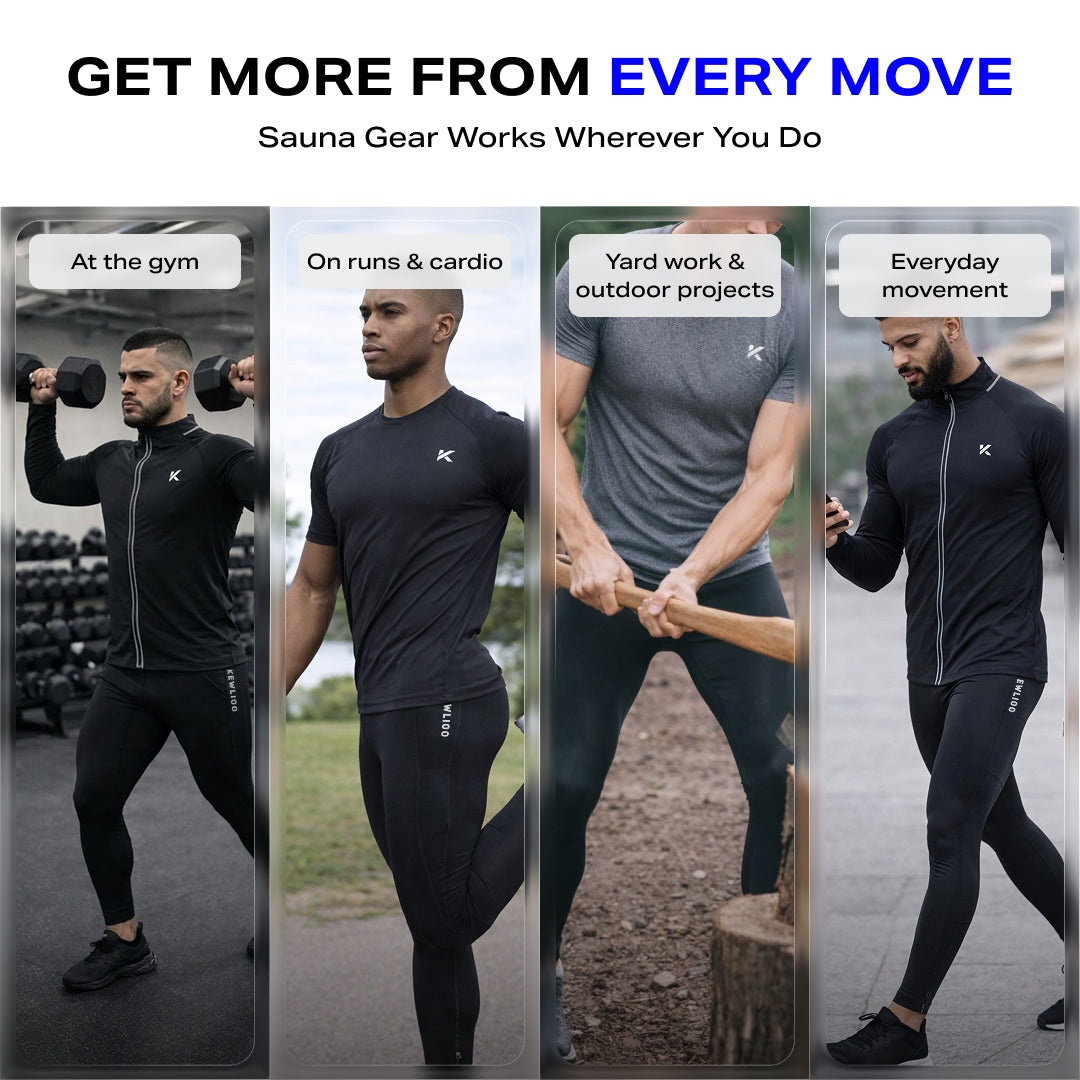 Men's Heat Trapping Sauna Athletic Pants – Kewlioo