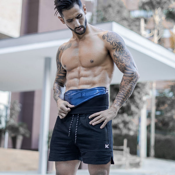 Men's Heat-Trapping Waist Toner 2-Pack Black photo #10