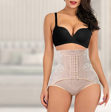 Promotional banner for Plus Size High Waist Trainer Tummy Control Shaper product