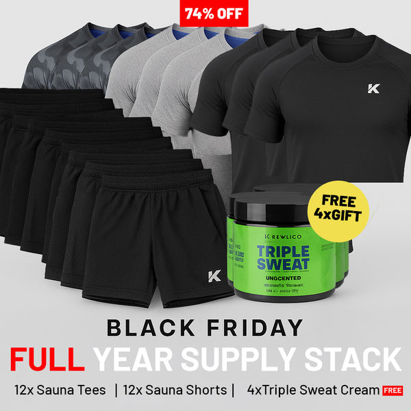 Conjunto de 3 Camisetas Sauna para Hombre de Varios Coloresphoto #1