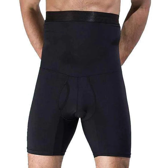 Pantalones cortos de compresión con faja para hombres, Paquete de 2, Negrosphoto #3