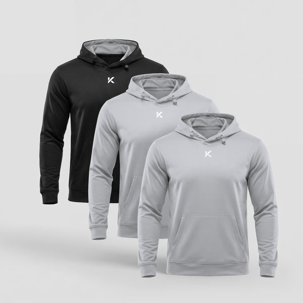 Pro Sauna Hoodie™ 3-pack 2xBone & Blackphoto #1