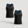 Men's Zipper Heat Trapping Sweat Vest 2-Pack Black