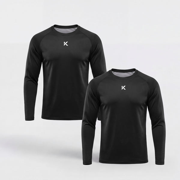 Pro Sauna Long Sleeve Shirt™ 2-Pack Blackphoto #1