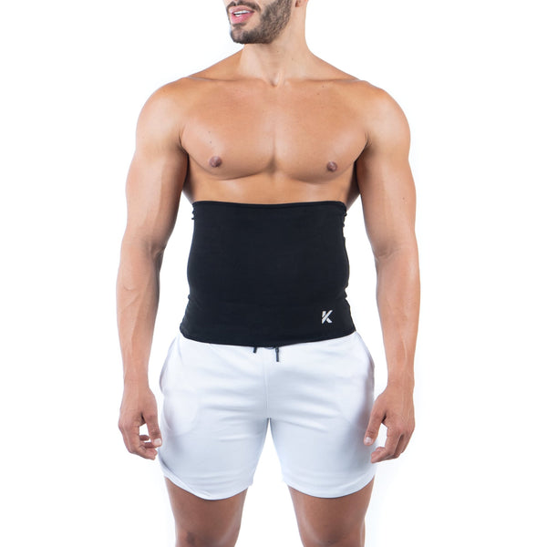 Men's Heat-Trapping Waist Toner 2-Pack Black photo #7
