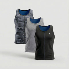 Black, Gray Camo, Heather Gray