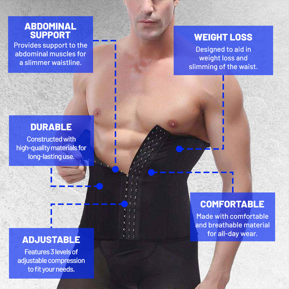 Men's Waist Shaper Belt Weight Loss Corset – Kewlioo