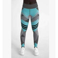 Buy the High Elastic Push Up Pants Fitness Legging / Blue / S. Shop Leggings Online - Kewlioo color_blue