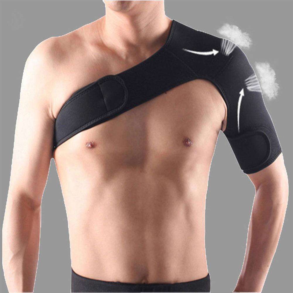 M-Shoulder Brace Adjustable Neoprene Shoulder Brace for Women and Men,  Compression Bandage Shoulder Support for Tendonitis Shoulder Dislocation  Sport Injury Recovery, Left and Right Shoulder 