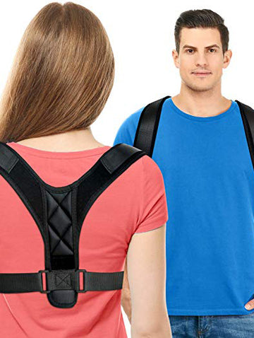 Buy the Elastic Posture Corrector For Men & Women / Black / S. Shop  Online - Kewlioo
