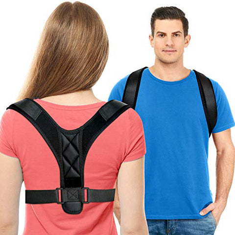 Buy the Elastic Posture Corrector For Men & Women / Black / S. Shop  Online - Kewlioo