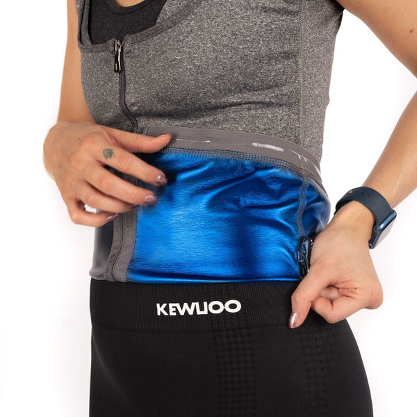 Women's Zipper Heat Trapping Sweat Vestphoto #15