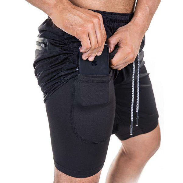 Pantalones cortos de compresión con bolsillo.photo #1