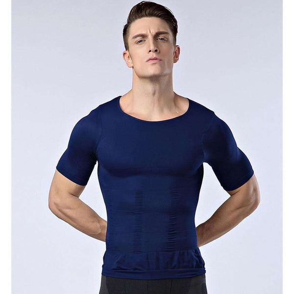 Sous-chemise amincissante de compression pour hommes photo #4