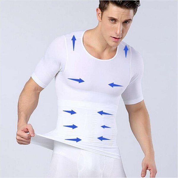Sous-chemise amincissante de compression pour hommes photo #2