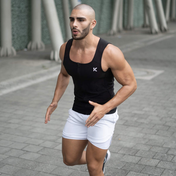 Men's Zipper Heat Trapping Sweat Vestphoto #13