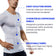 T-shirt amincissant pour hommes