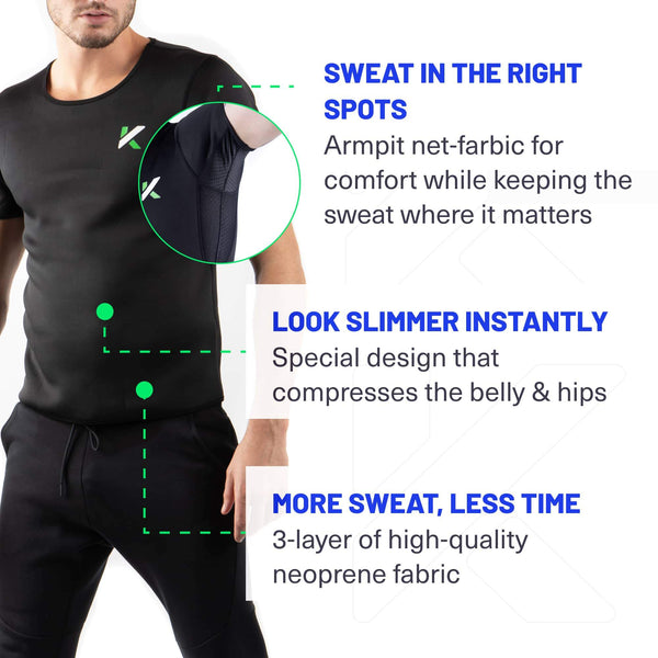 Men's Weight-Loss Neoprene T-Shirt photo #5