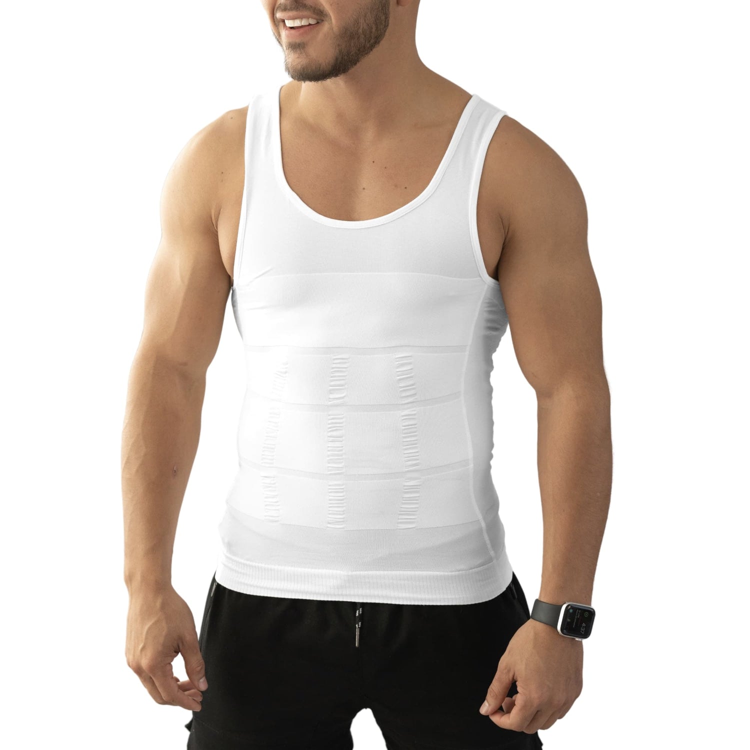 Men's Short Sleeve Shirts Slimming Vest Warm Instant Weight Loss