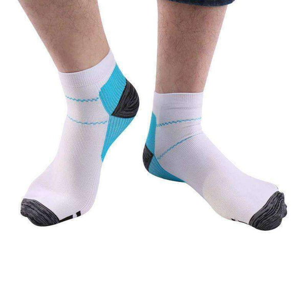 Chaussettes de sport à compression pour soulager la douleur de la voûte plantaire du talon photo #3