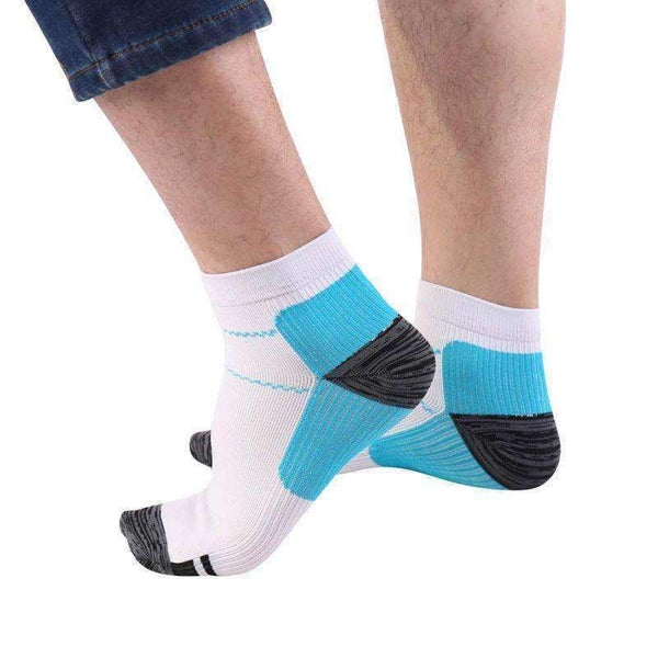 Chaussettes de sport à compression pour soulager la douleur de la voûte plantaire du talon photo #2
