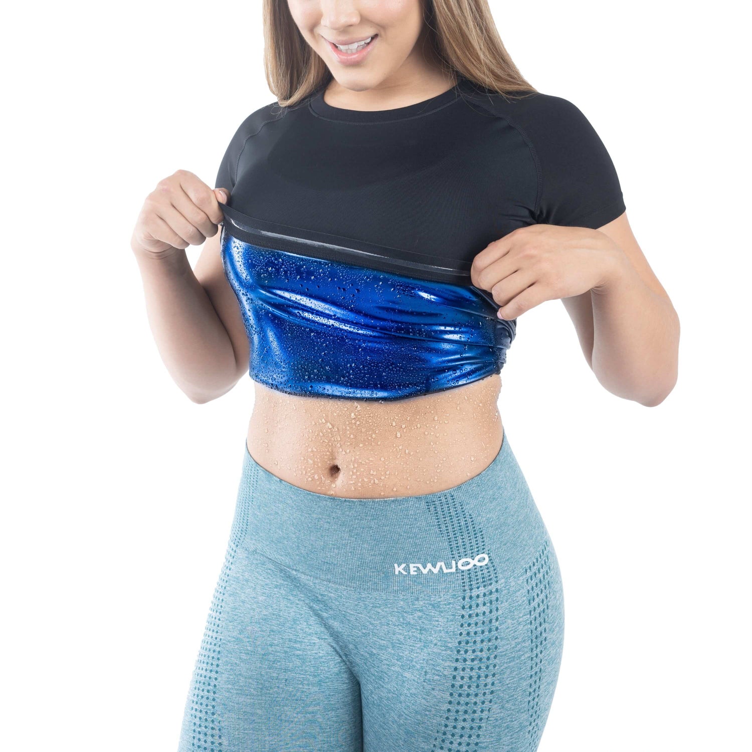 Women's zipper heat best sale trapping sweat shaper vest