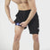 Pantalones cortos deportivos para sauna de retención de calor para hombre