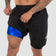 Pantalones cortos deportivos para sauna de retención de calor para hombre